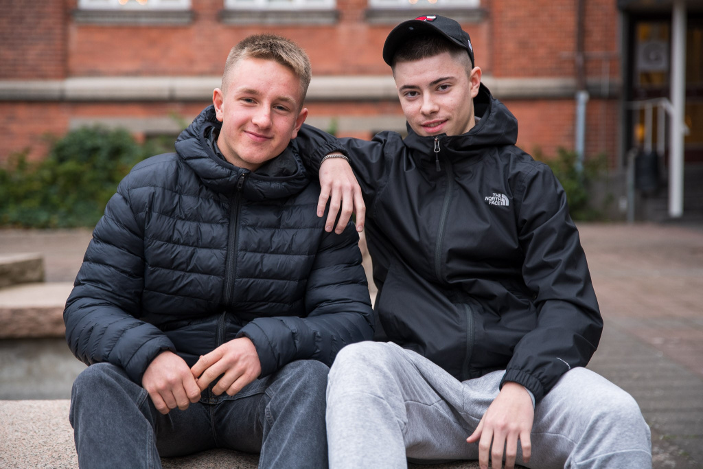 Oscar och Rusmik går barn-och fritidsprogrammet på Söderslättsgymnasiet.